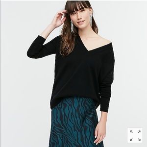 Cashmere V neck Boyfriend Sweater